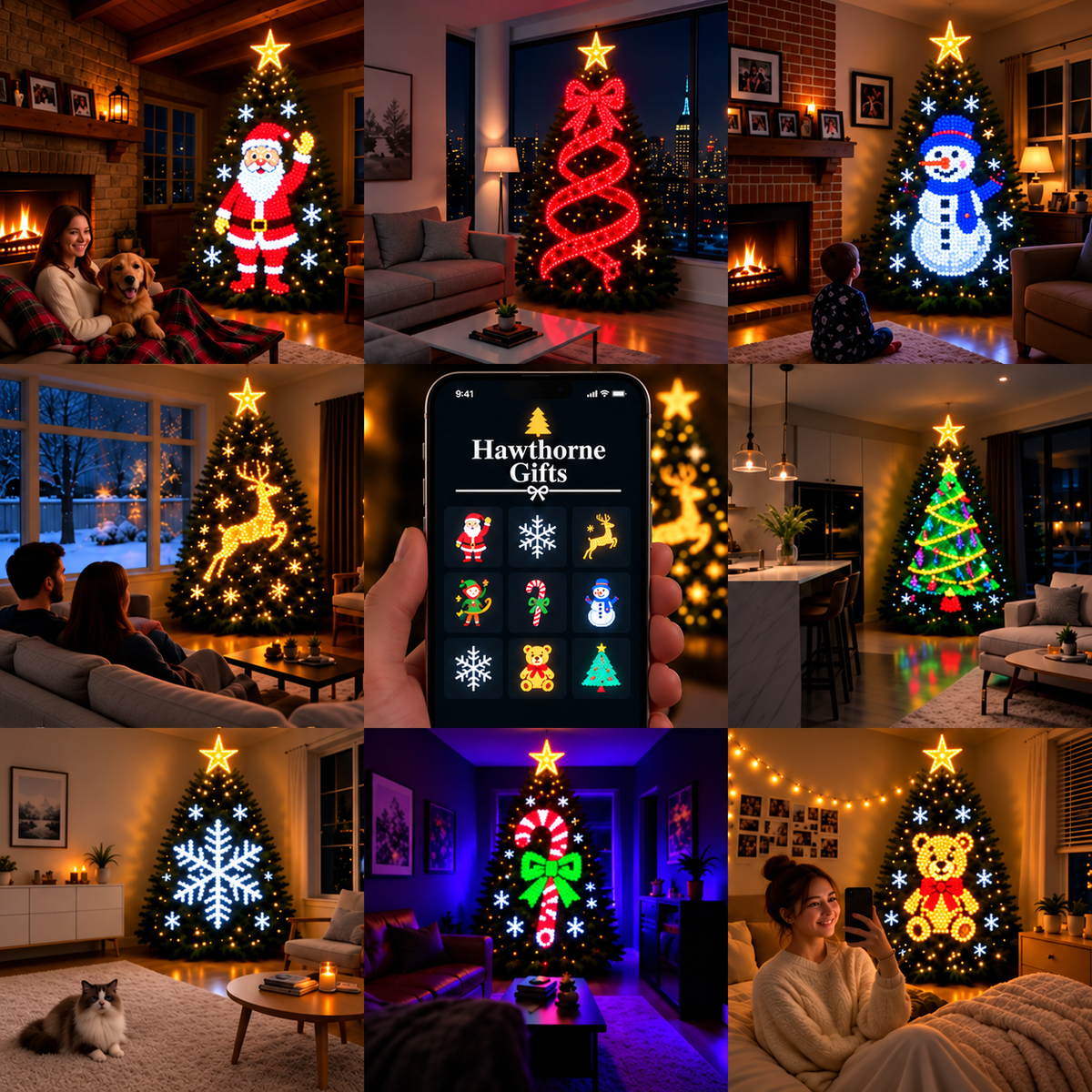 Smart Animated Christmas Tree Lights